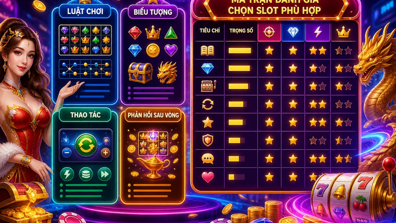 Bốn lớp thông tin để chọn trải nghiệm dễ vào: đánh giá game slot bet88 dễ học dựa trên tiêu chí nào